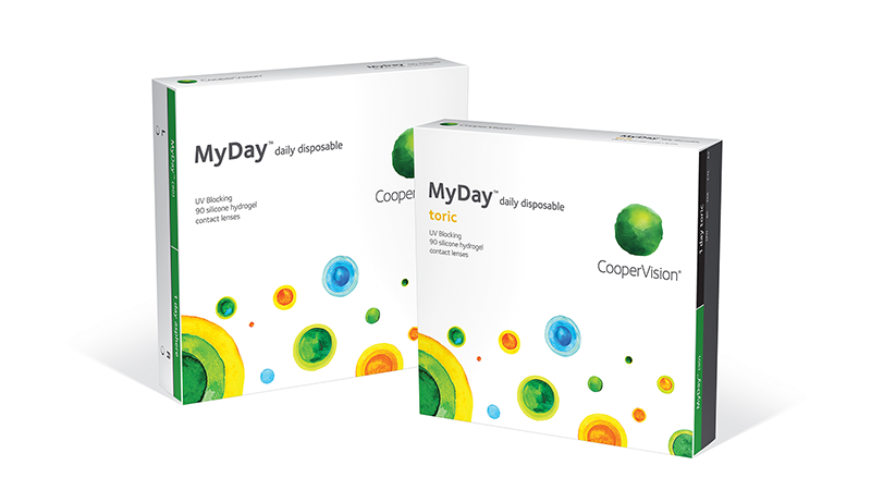 MyDay and MyDay toric contact lenses