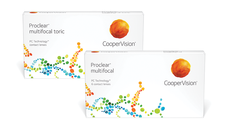 Proclear multifocal and Proclear multifocal toric contact lenses