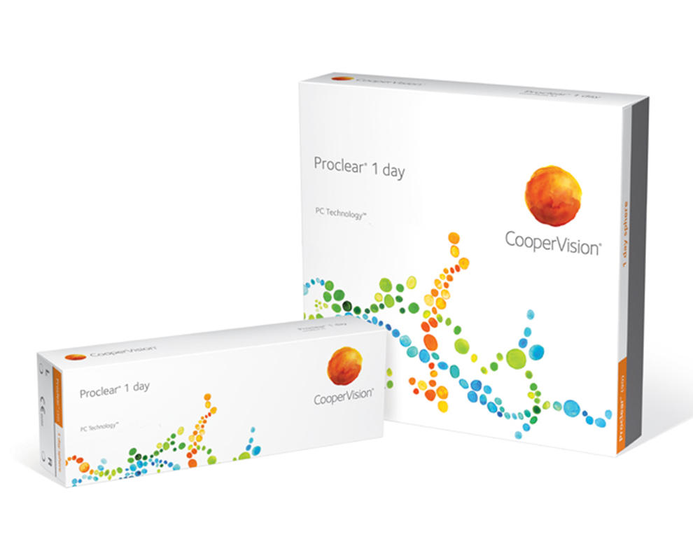 Proclear® 1 day contact lenses