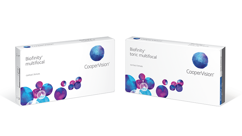 Biofinity multifocal and Biofinity toric multifocal contact lenses