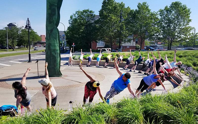 CooperVision employee wellness activity
